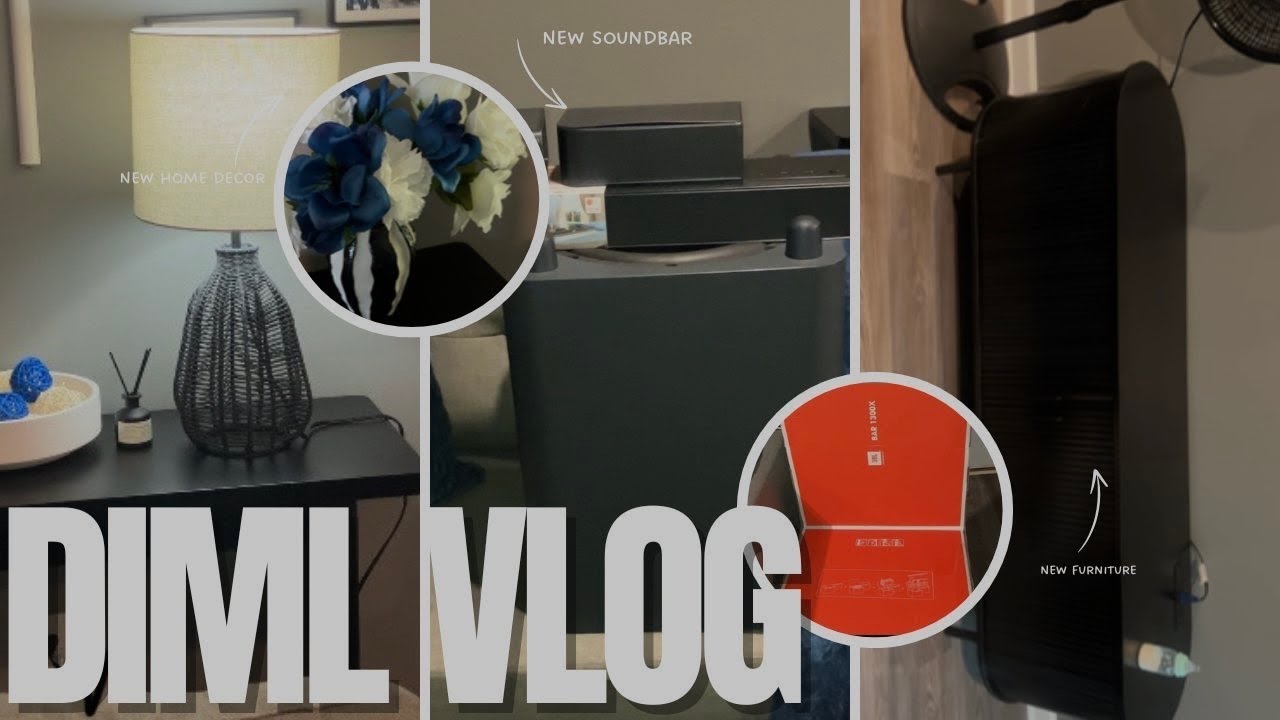 DIML Vlog| Building Our TV Console Table + New Soundbar + New Home ...