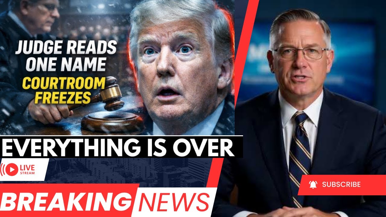 3 MIN AGO: Judge Reads One Name Aloud—Trump’s Reaction Freezes the Entire Courtroom