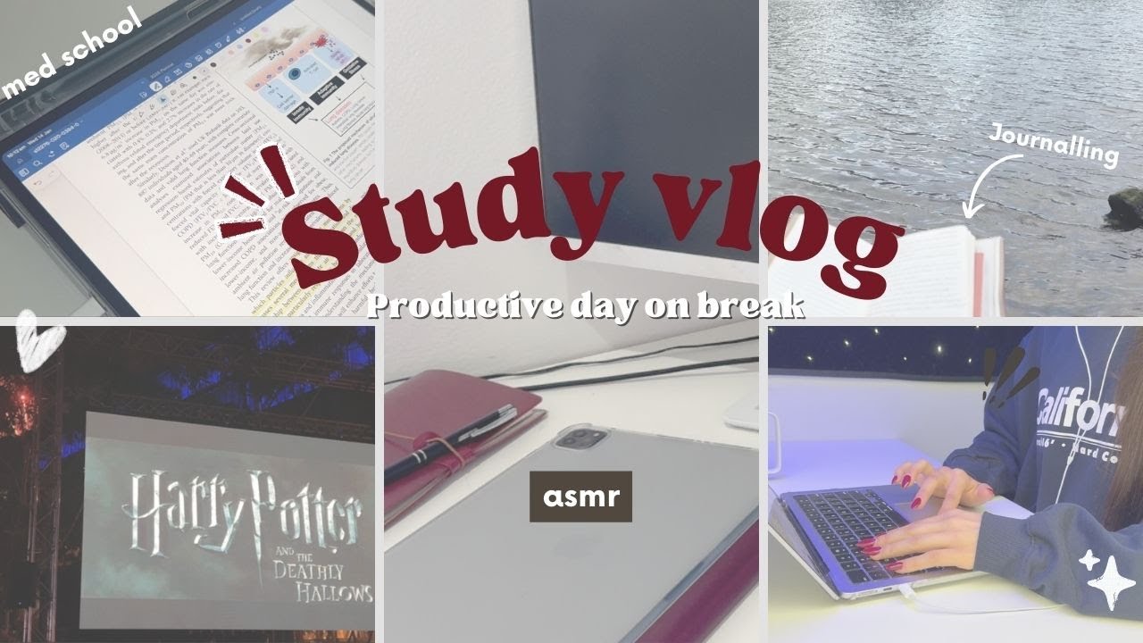 productive day in my life: med student on semester break (asmr) ☕