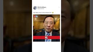 China is not competing with Uk