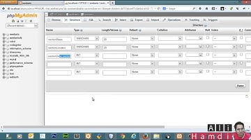 21 PHP MySQL OOP MVC Sections table modify