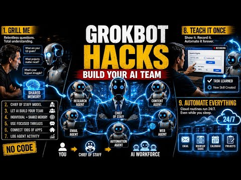 GrokBot Hacks That Turn AI Agents Into a REAL Workforce