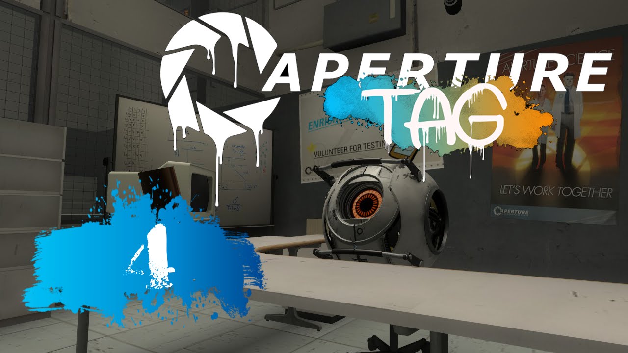 Let's Play Aperture Tag #4: Racing Along - YouTube