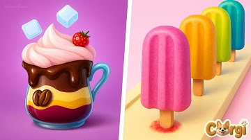 Perfect Coffee VS Popsicle Stack - All Levels Satisfying Walkthrough Gameplay