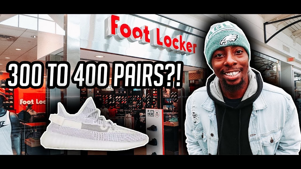 foot locker yeezy static