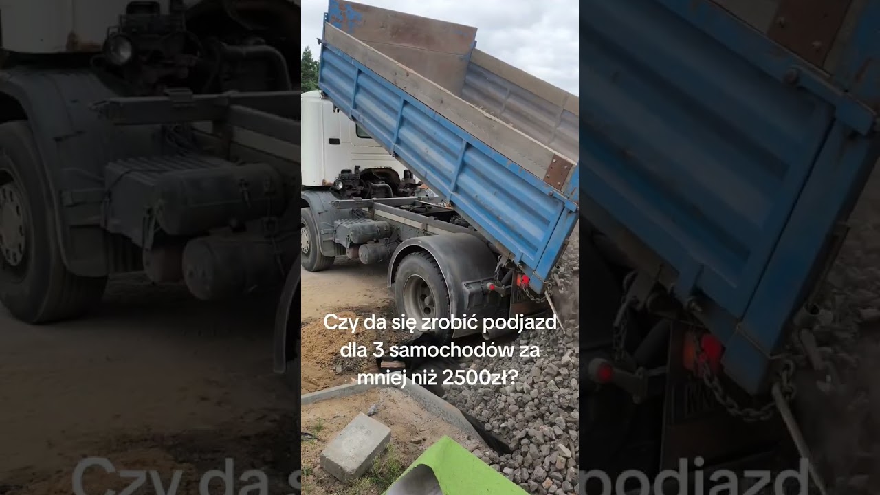 Czy da się zrobić podjazd za mniej niż 2500 zł dla 3 samochodów? 