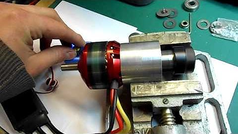 Brushless DC Motor Spindle for CNC - Test Run - by C. Raynerd