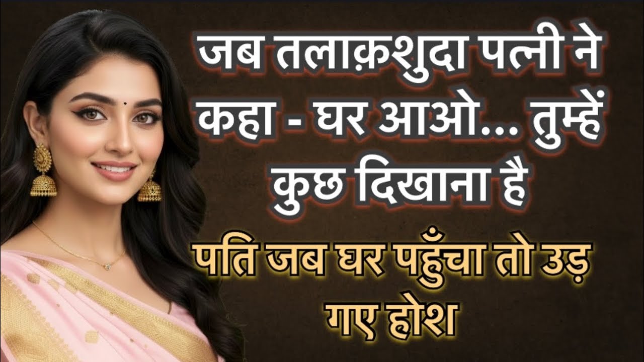 जब तलाकशुदा पत्नी ने कहा - तुम्हें कुछ दिखाना है… पति के होश उड़ गए!।Emotional Story। 