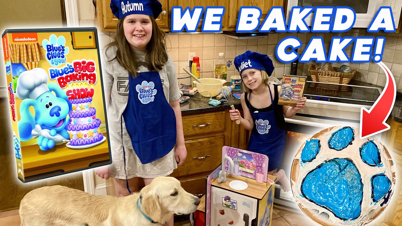 We Baked a BLUES CLUES Cake!!! Nickelodeon Blues Clues and You Big ...