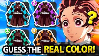 Guess the REAL COLORS of Anime Characters' Outfits! 🎨👘 | Yuki - Anime Quiz screenshot 4