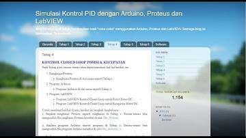 Kontrol PID pada Motor DC Enkoder: Simulasinya menggunakan LabVIEW, Arduino dan Proteus (Bag. 4)