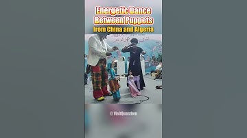 An artist from Quanzhou manipulated Algerian puppet! Check out this energetic dance between puppets