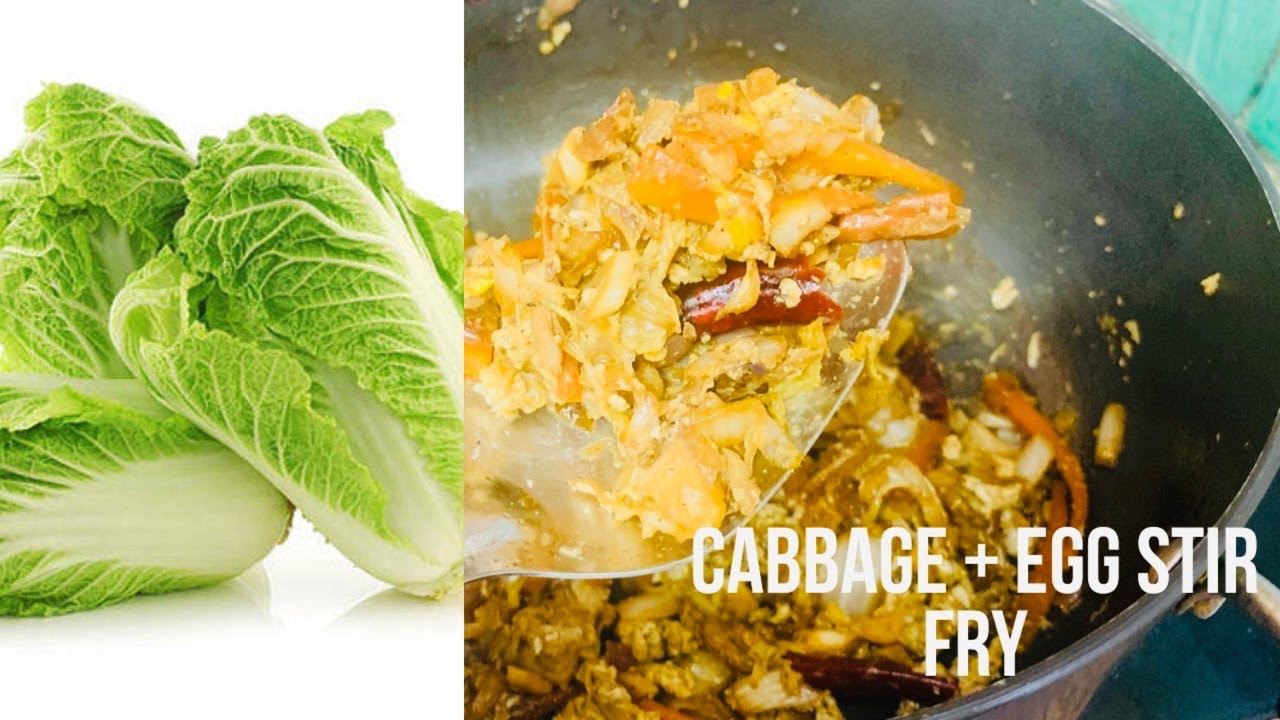 Cabbage Egg Stir Fry Quick stir Fry recipe Asian stir fry recipe