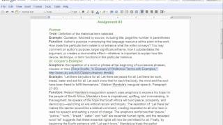 ENG101: How to Use Shared Document for Assignment #3