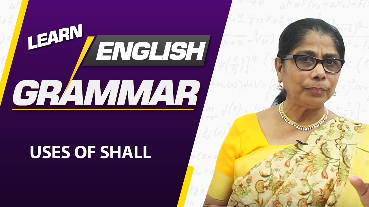Learn Grammar | Uses of Shall | English Grammar for Beginners - YouTube