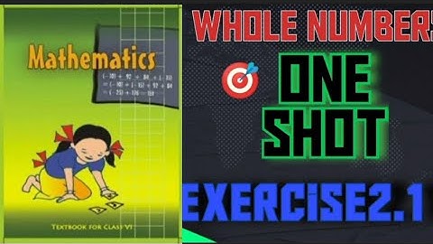 Class 6th maths Chapter 2 Exercise 2.1 Ques 1to 4  #video #viral #exam