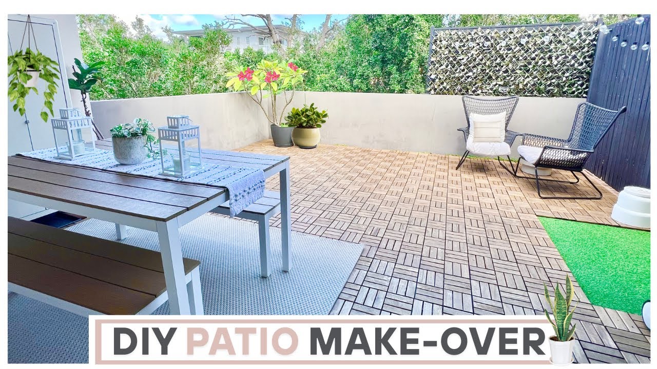 IIKEA BALCONY TRANSFORMATION DIY RUNNEN TILES RENTER FRIENDLY *BEWARE* || THE SUNDAY DIARIES