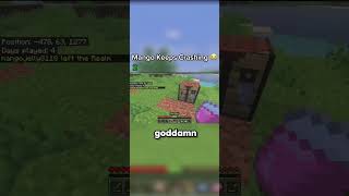 Mango Keeps Crashing 😭‼️ Minecraft Gameplay #minecraftmultiplayer #minecraft #gaming #funny