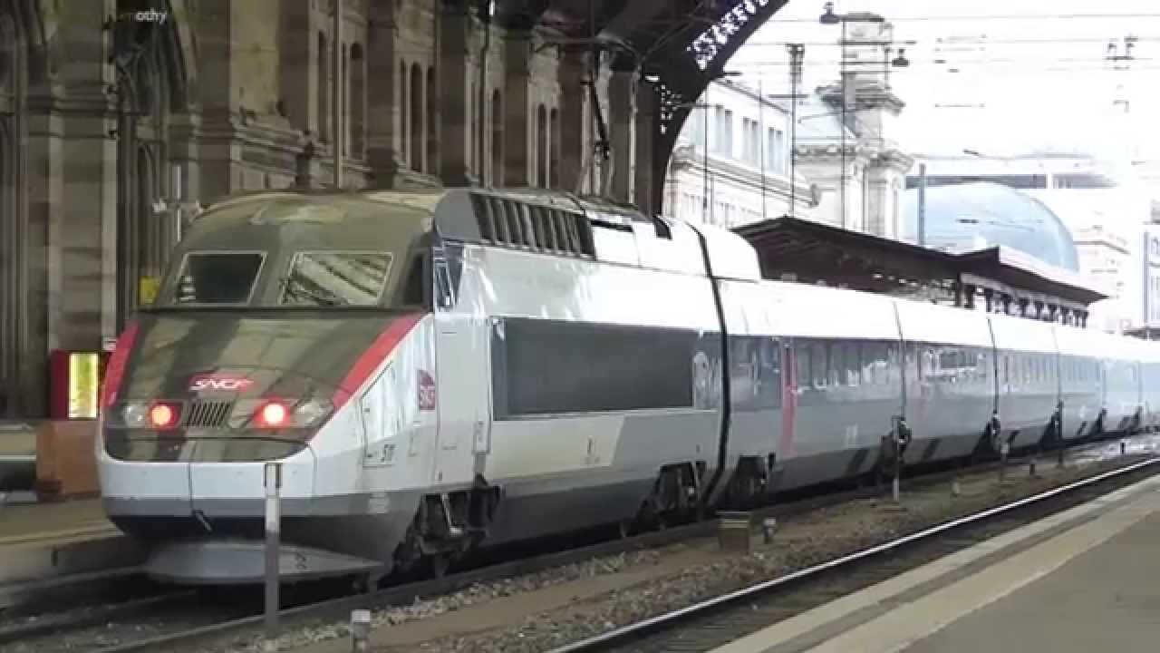 French Trains in Strasboug, France - YouTube