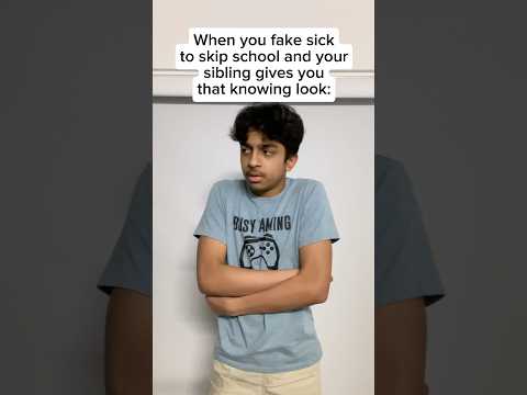 When you fake sick to skip school 😂 #shorts #viral #trending #entertainment #relatable #foryou #fyp