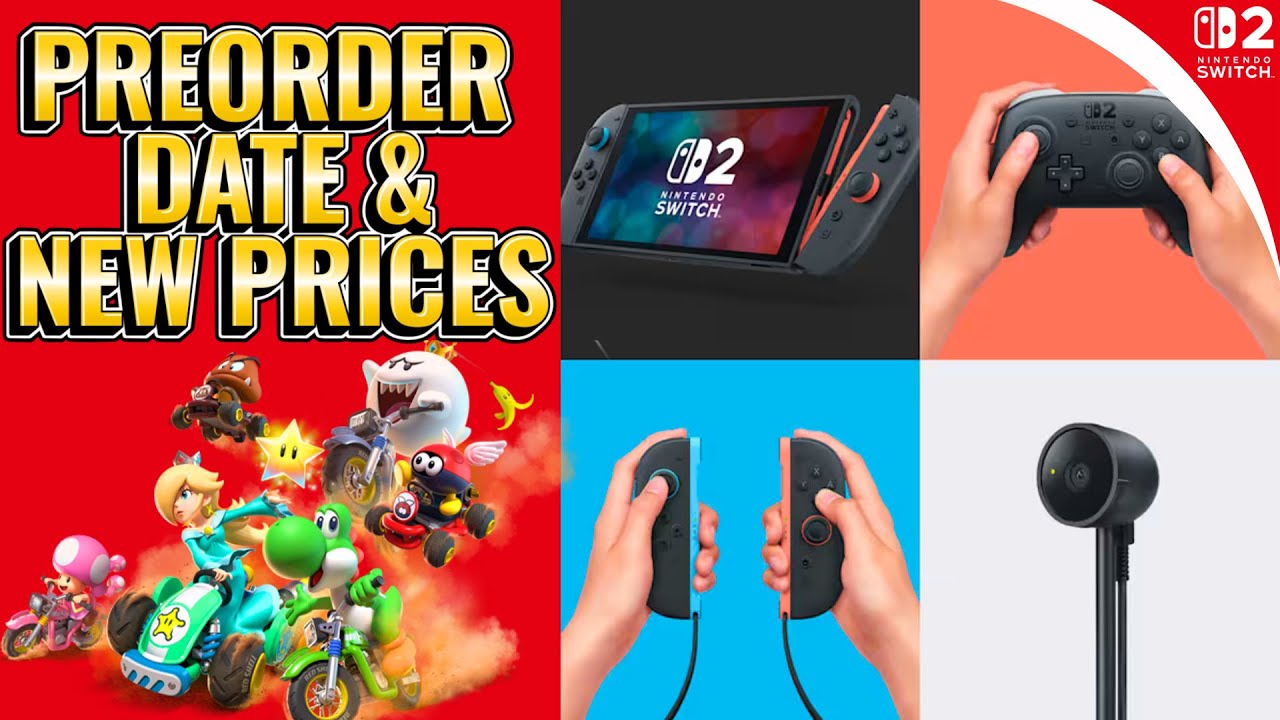 Nintendo Switch 2 Preorders Next Week & Price Increase! - YouTube