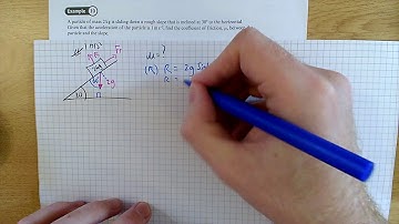 Year 2 Mechanics - 5.3 Forces & Friction - Example 10