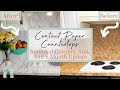 Contact Paper Countertop | Rounded Corners | Around Sink And Stove | 6 month update