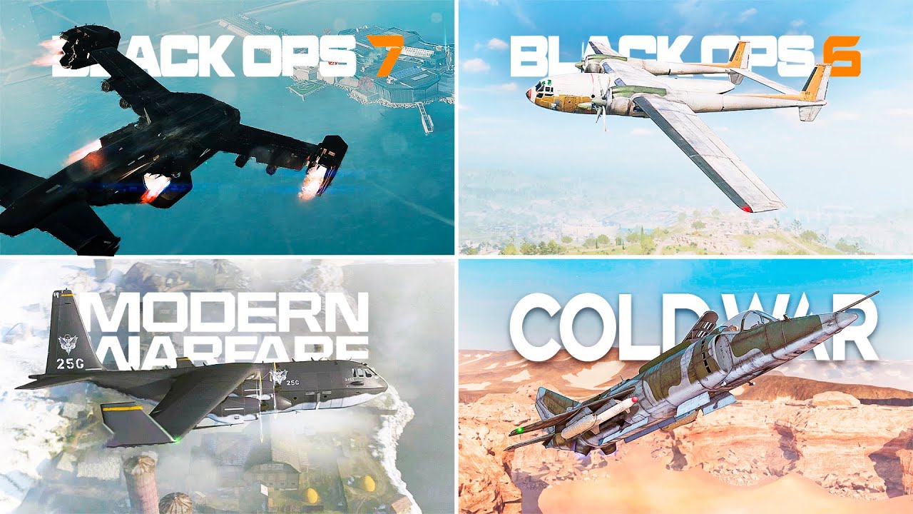 The Evolution of Gunships and VTOL Warships in Call of Duty Games - YouTube