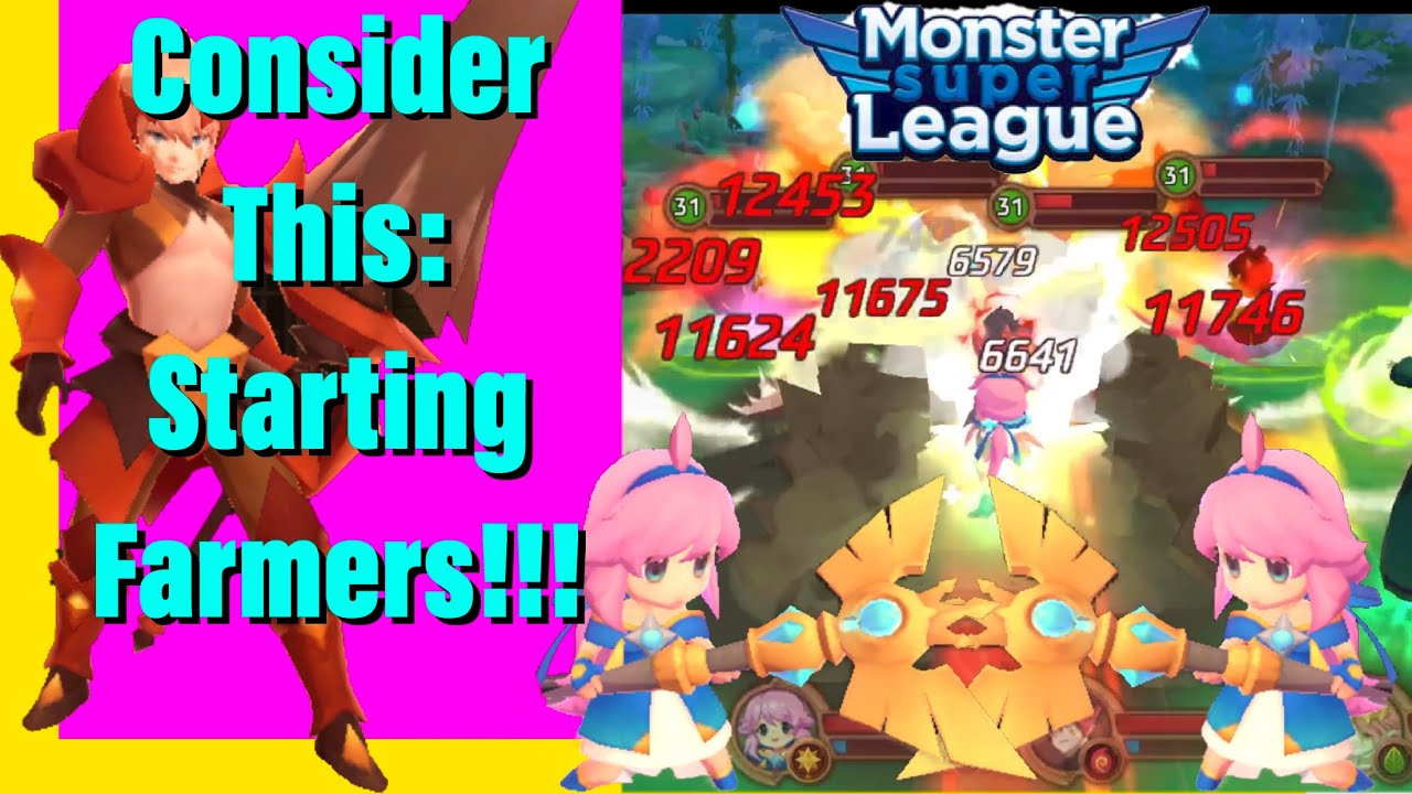 CONSIDERATIONS FOR EARLY FARMING TEAMS!! TINA EVENT - Monster Super League (MSL)