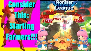 CONSIDERATIONS FOR EARLY FARMING TEAMS!! TINA EVENT - Monster Super League (MSL)