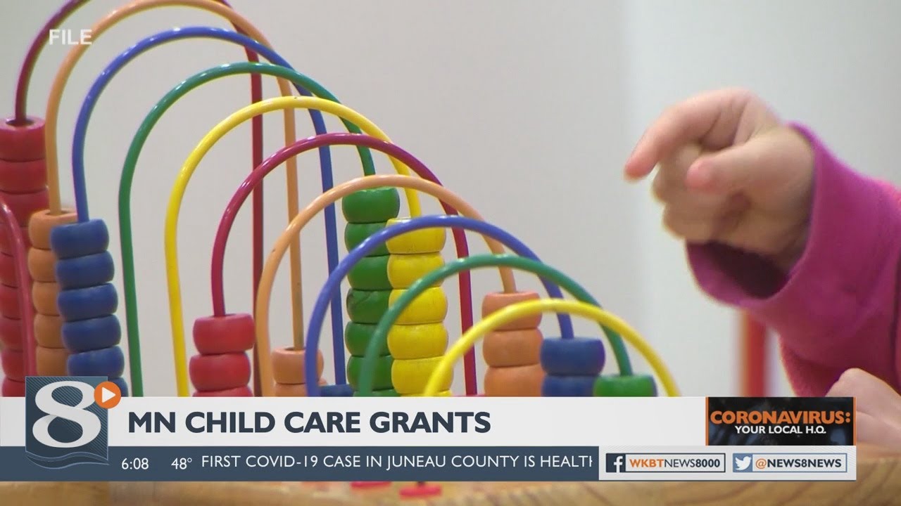 Minnesota Emergency Child Care Grant Program to provide financial support to licensed child care