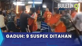 Bergaduh Depan Kedai Makan, 9 Suspek Dicekup Polis B9