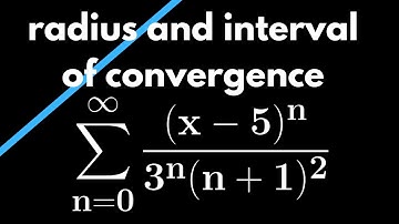 Sequences and Series | Finding the Radius and Interval of Convergence Example 3