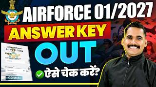 🔥 Airforce 01/2027 Answer Key Released | Full Analysis by Satydev Sir 🚀