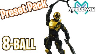 *NEW* 8-BALL (GOLD) PRESET PACK 2021 | Fortnite 4 inch Action Figure Review  | Jazwares