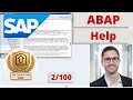 Call ABAP Documentation and Help out of SAP GUI | ABAP Tip #2