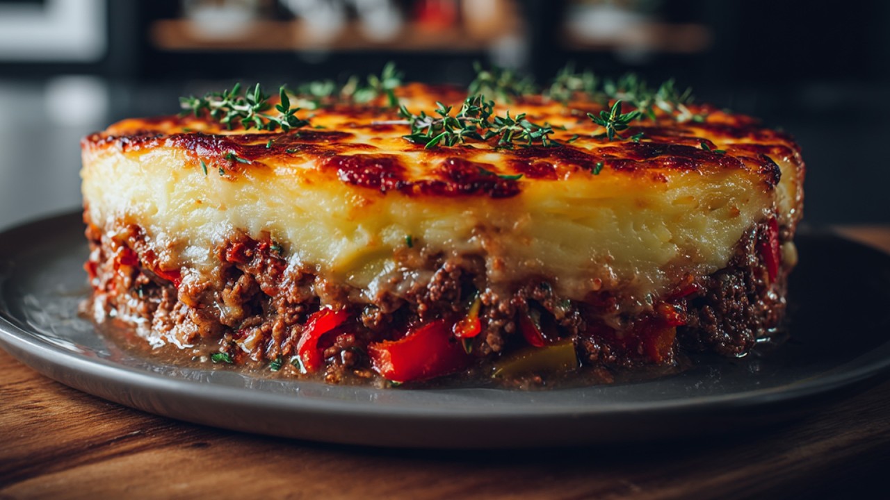 Это блюдо из картофеля и говяжьего фарша меняет всё! Просто и вкусно!