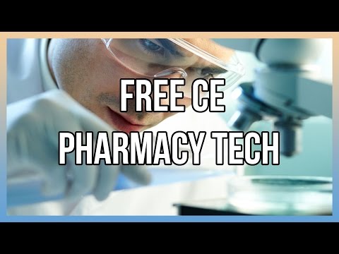 Free CE Pharmacy Tech with Inbuilt CPE Monitor Integration