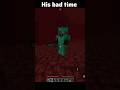his bad time #Minecraft #shorts #breeze