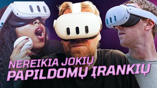 IŠSIKRAUSTĖME Į VIRTUALIĄ REALYBĘ | AKINIAI OCULUS QUEST 3 || UNBOX RING