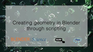 Creating geometry in Blender through scripting (Part 5/6)
