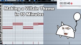 Attempting to Make a Video Game Villain Theme in 10 Minutes || Shady Cicada
