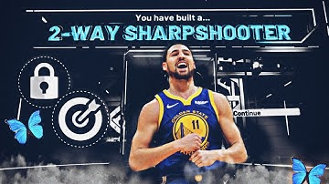 NBA2K20 KLAY THOMPSON BUILD! - DEMI GOD 2 WAY SHARPSHOOTER! - 49 BADGES!