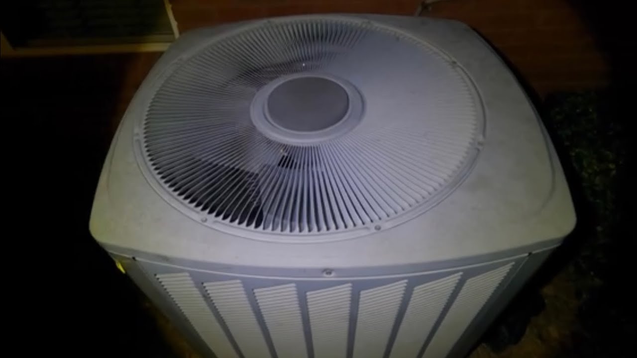2009 Trane XB13 Heat Pump Full, Lengthy Defrost Cycle YouTube