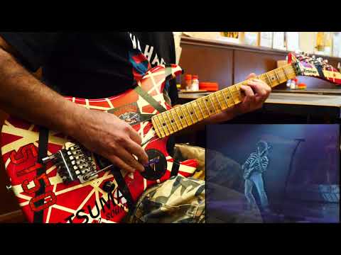 1989年 Van Halenツアープログラム+Eddyのギターピック＋半券 1989年 Van Halenツアープログラム+Eddyのギターピック＋半券