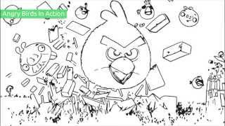 Top 25 Free Printable Cute Angry Birds Coloring Pages