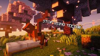 Can i beat Minecraft while my friend gives me straight teeth