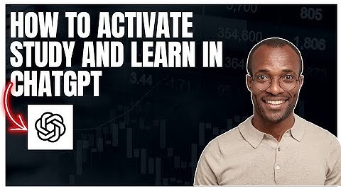 How to activate study and learn in Chatgpt app
