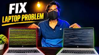 How to Fix Hp Elite Book Beep Sound &amp; Black and White Display Error problem