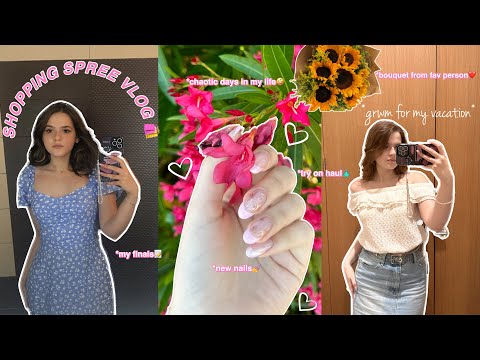 SHOPPING SPREE VLOG🛍️*GRWM